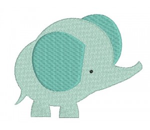 Stickdatei - Dschungeltiere Elefant